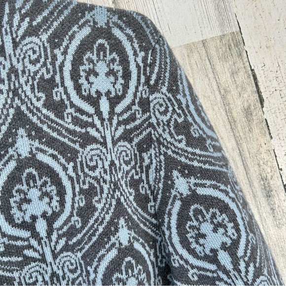 PENDLETON Grey Blue Merino Wool Cardigan Sweater MP - Picture 2 of 5